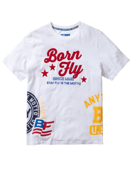 Born Fly Men's Torn Fly Tee